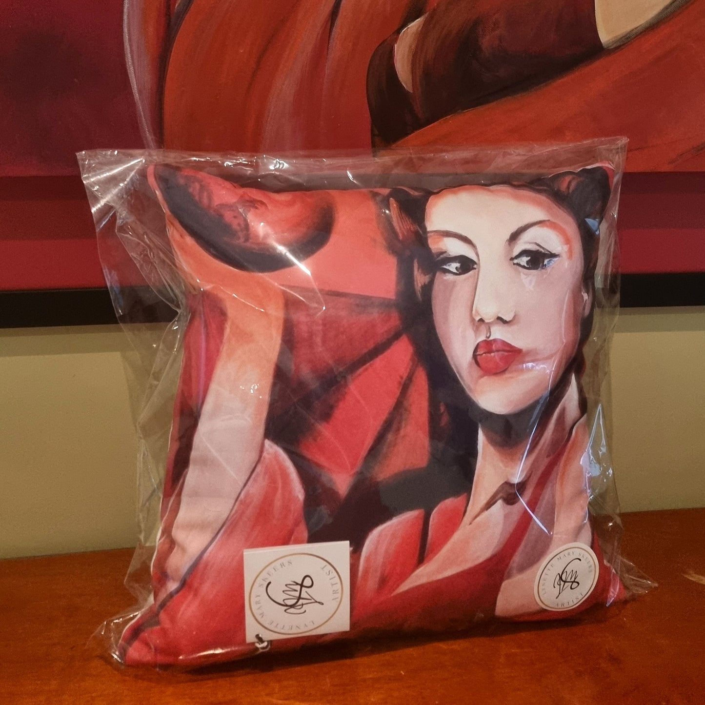 Geisha & Dragons Cushion - Survival