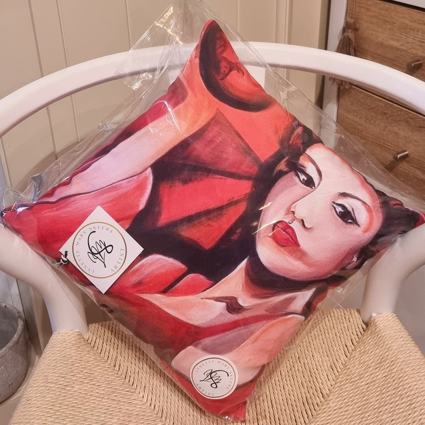 Geisha & Dragons Cushion - Survival
