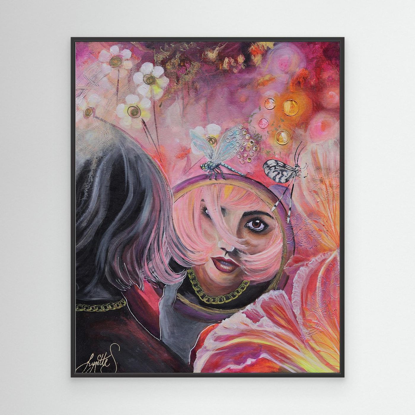 Reflections Collection - Joyful Blush - Canvas Print