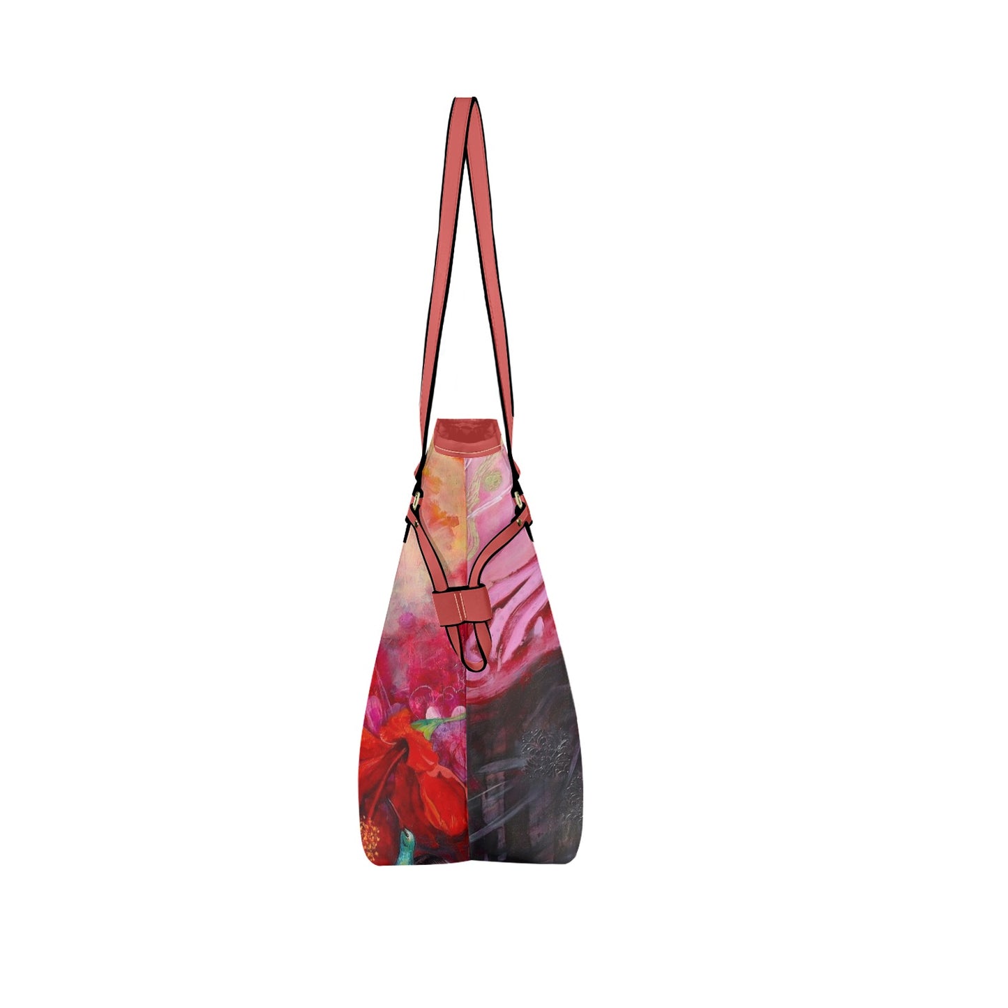 Viva la Passion Tote Large Clover Leather Tote Bag-New