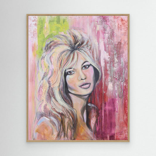 Blushing Brigitte Canvas Print