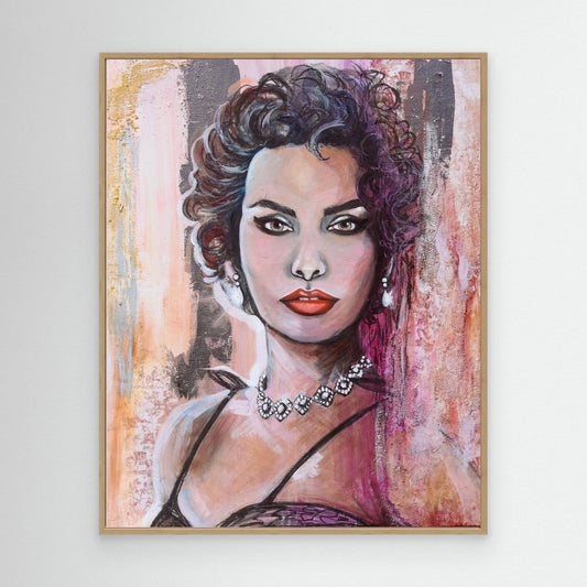 Cerise Sophia Canvas Print