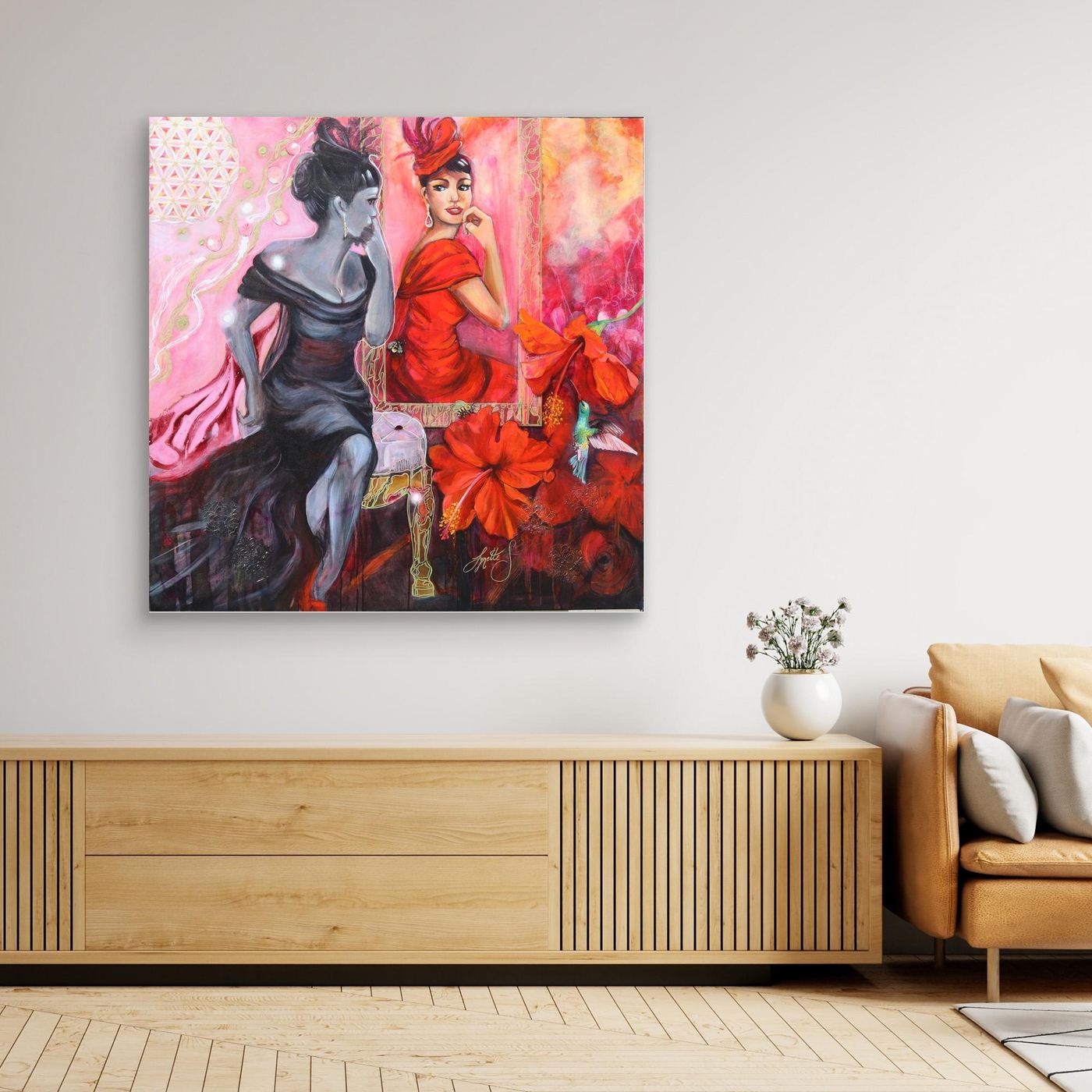 Reflections Collection - Viva La Passion - Canvas Print