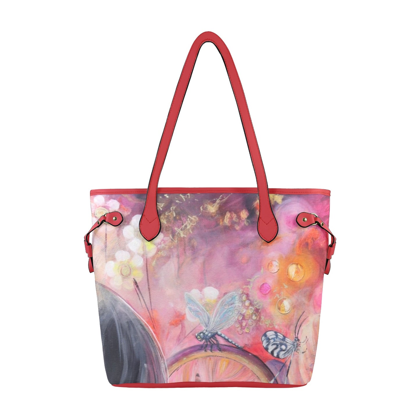 Joyful Blush Canvas Tote Bag