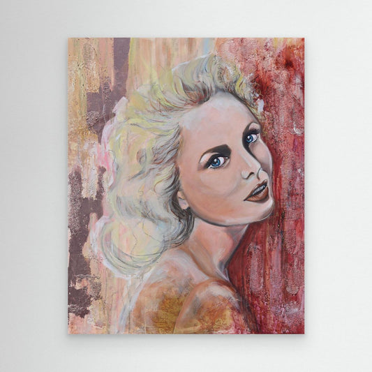 Jazzberry Janet Canvas Print