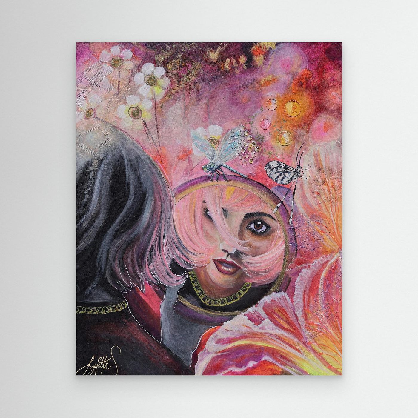 Reflections Collection - Joyful Blush - Canvas Print