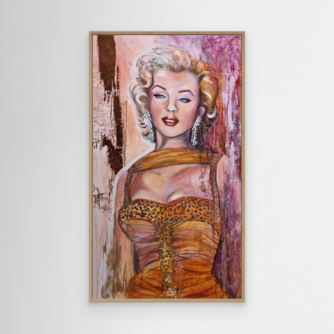 Cherry Kiss Marilyn Canvas Print