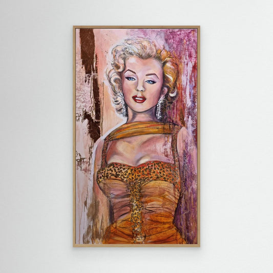 Cherry Kiss Marilyn Canvas Print
