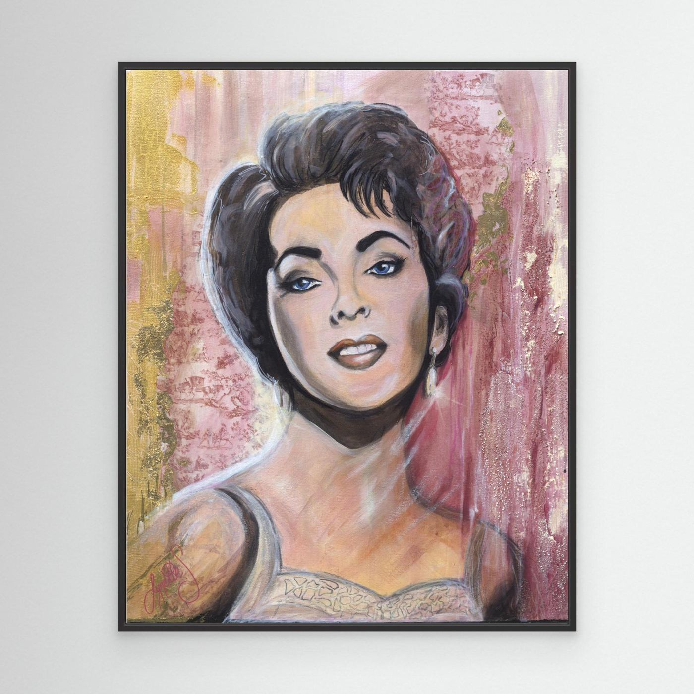 Pink Lizzy Canvas Print