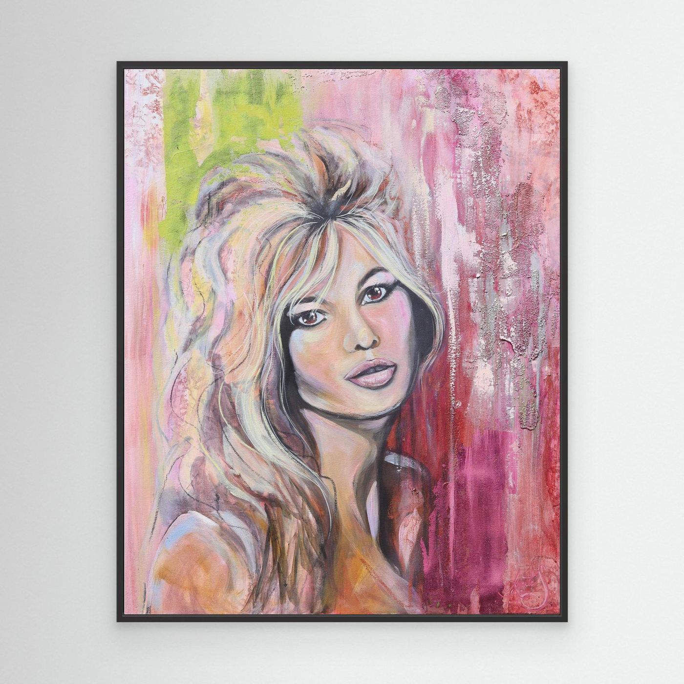 Blushing Brigitte Canvas Print