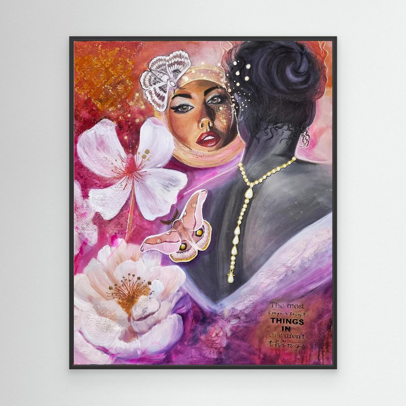 Reflections Collection - Elegant Mabel - Canvas Print