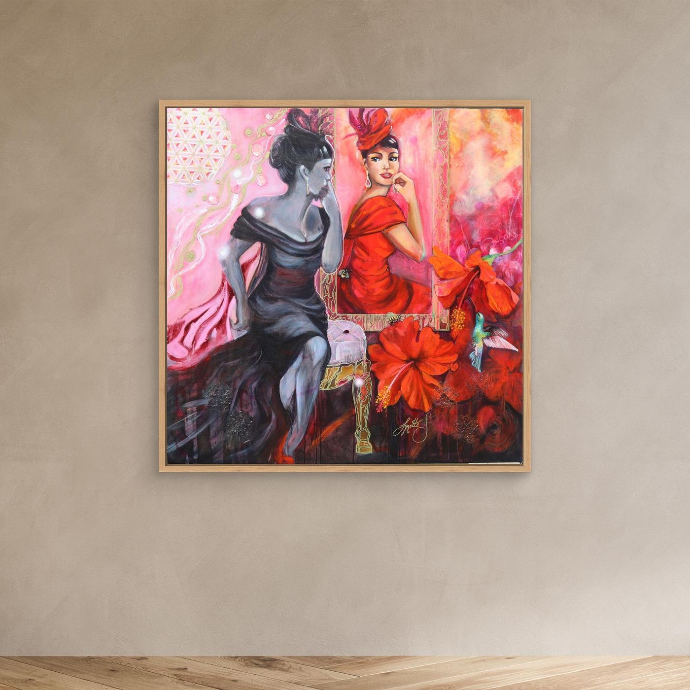 Reflections Collection - Viva La Passion - Canvas Print