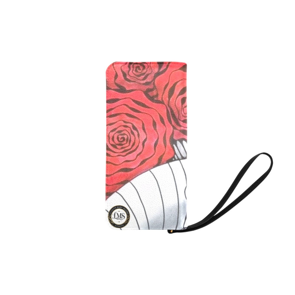Touch of Red Phone Case Women's Clutch Purse
