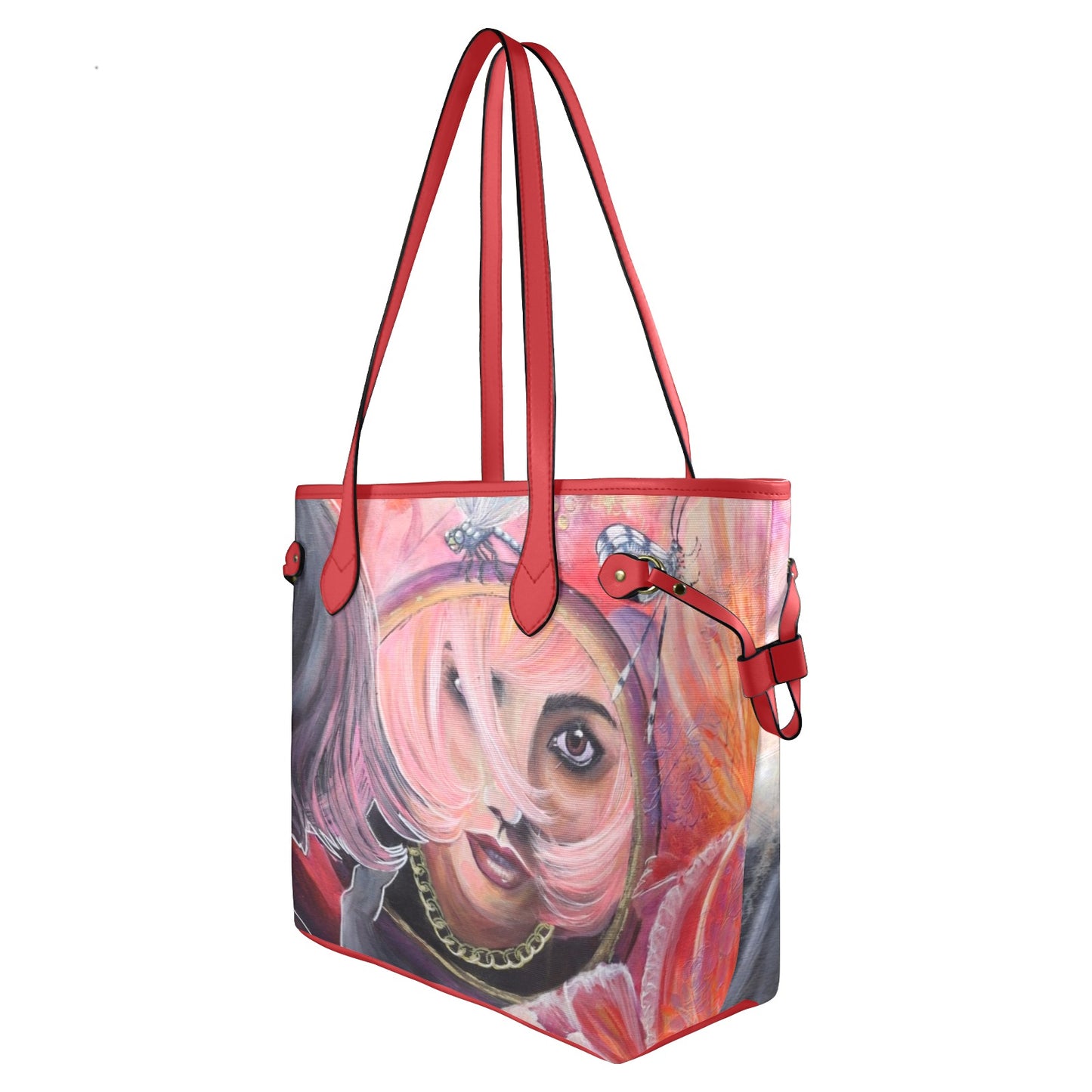 Joyful Blush Canvas Tote Bag