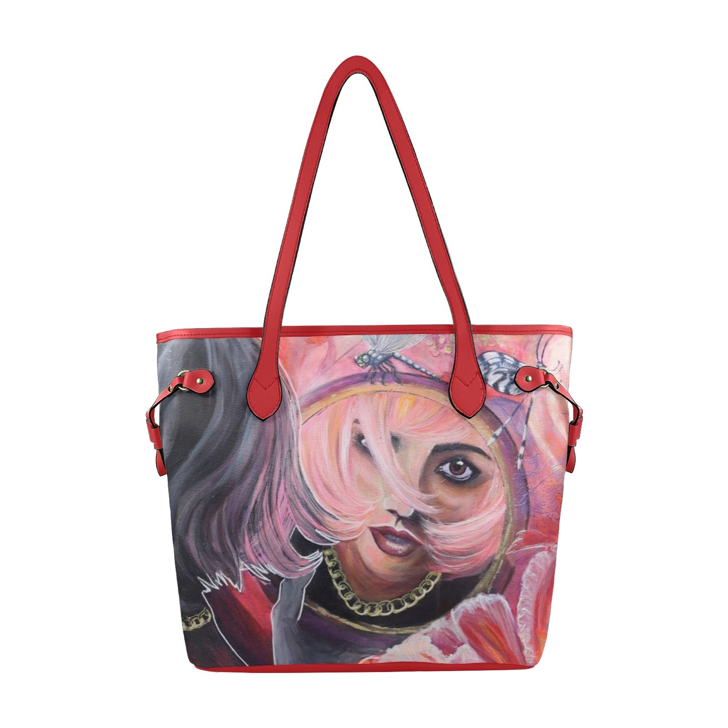 Joyful Blush Canvas Tote Bag