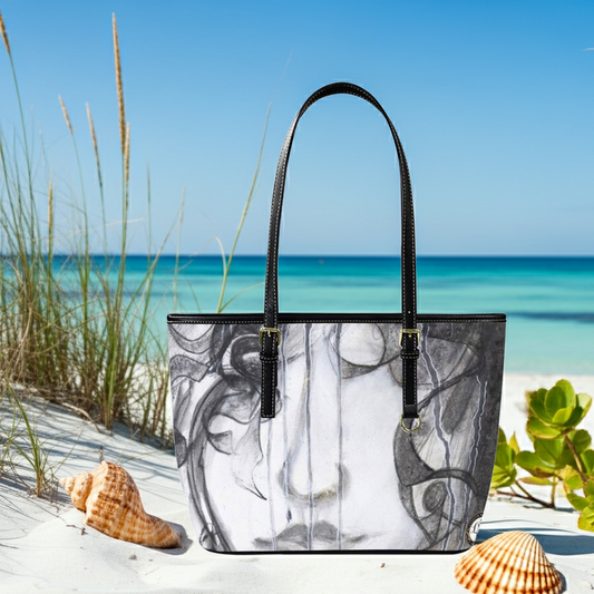 Designer tote bag featuring original artwork by Australian artist Lynette Mary Skeers