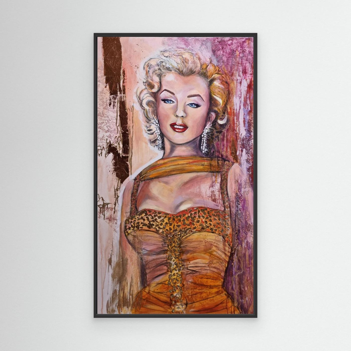 Cherry Kiss Marilyn Canvas Print