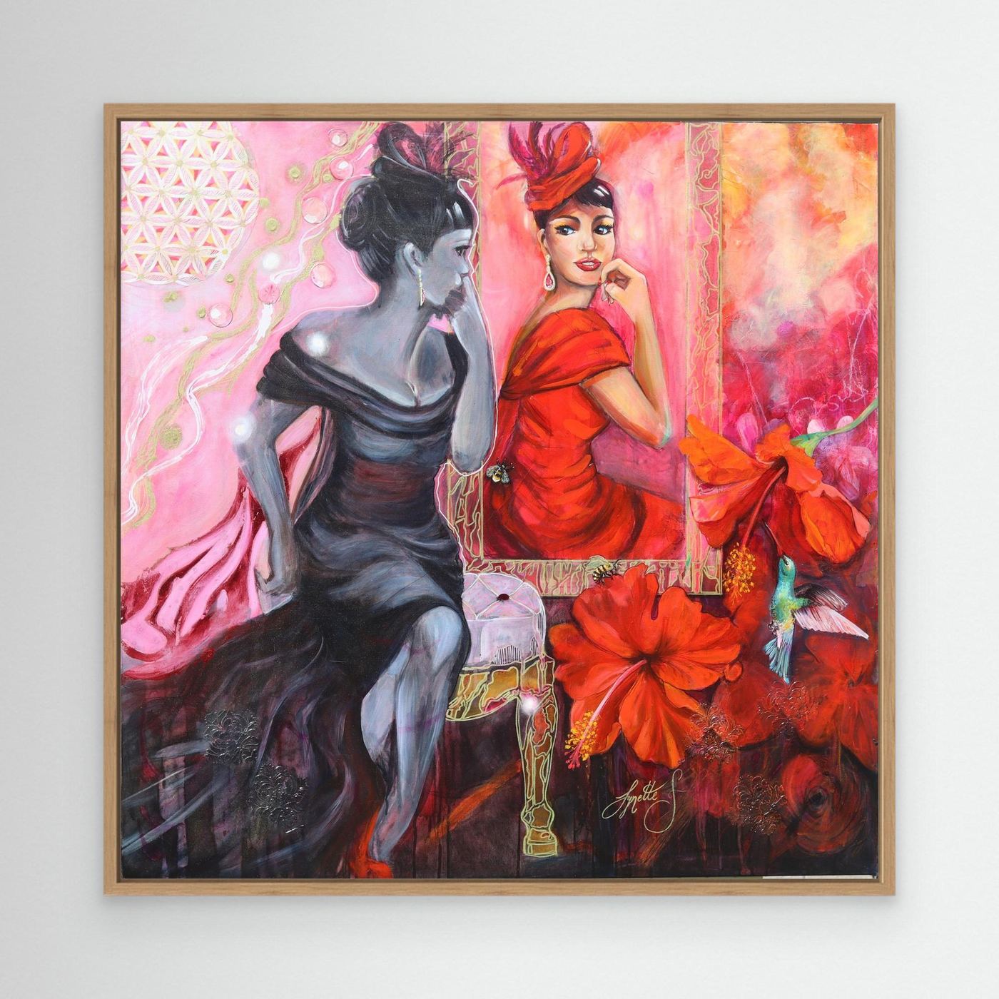 Reflections Collection - Viva La Passion - Canvas Print