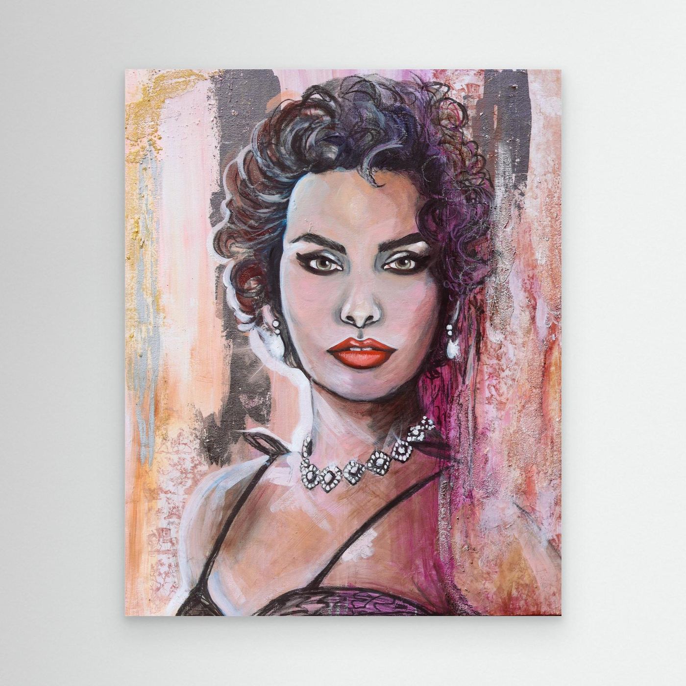 Cerise Sophia Canvas Print