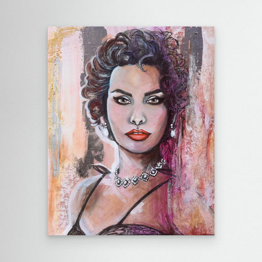 Cerise Sophia Canvas Print