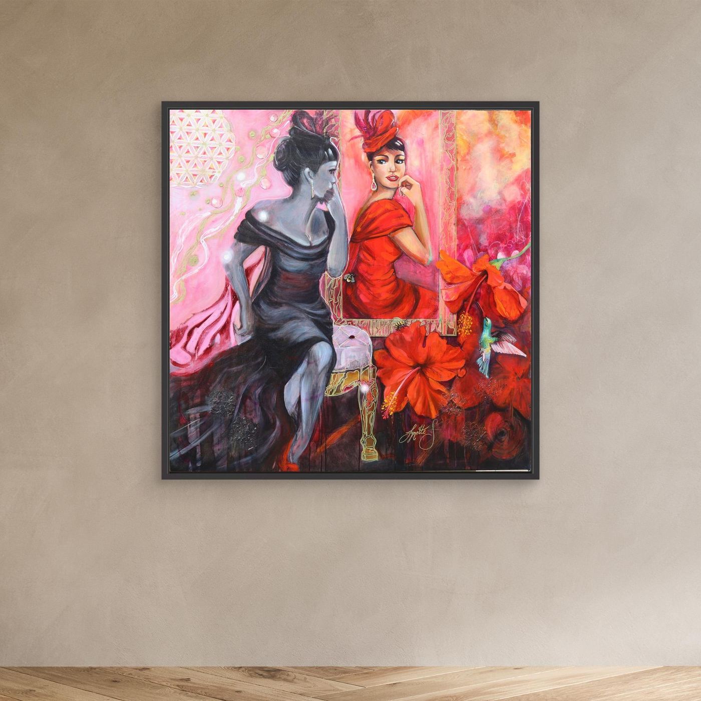 Reflections Collection - Viva La Passion - Canvas Print