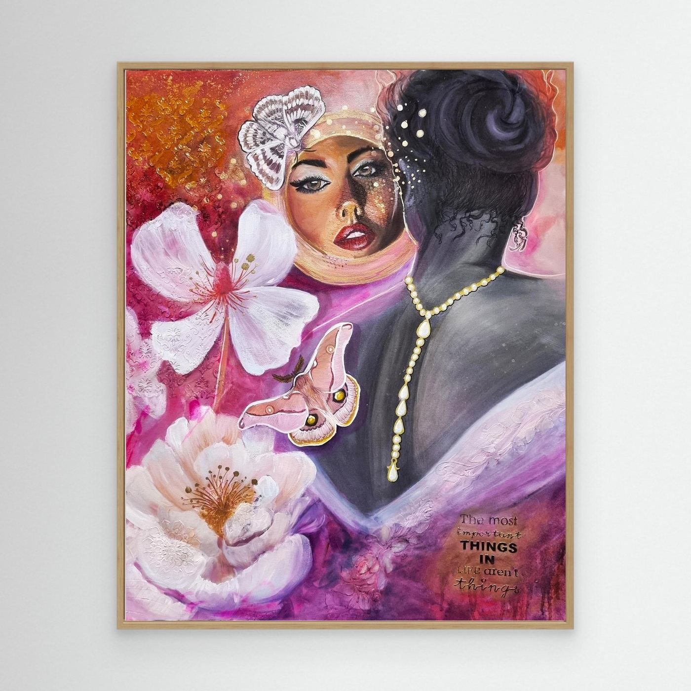 Reflections Collection - Elegant Mabel - Canvas Print