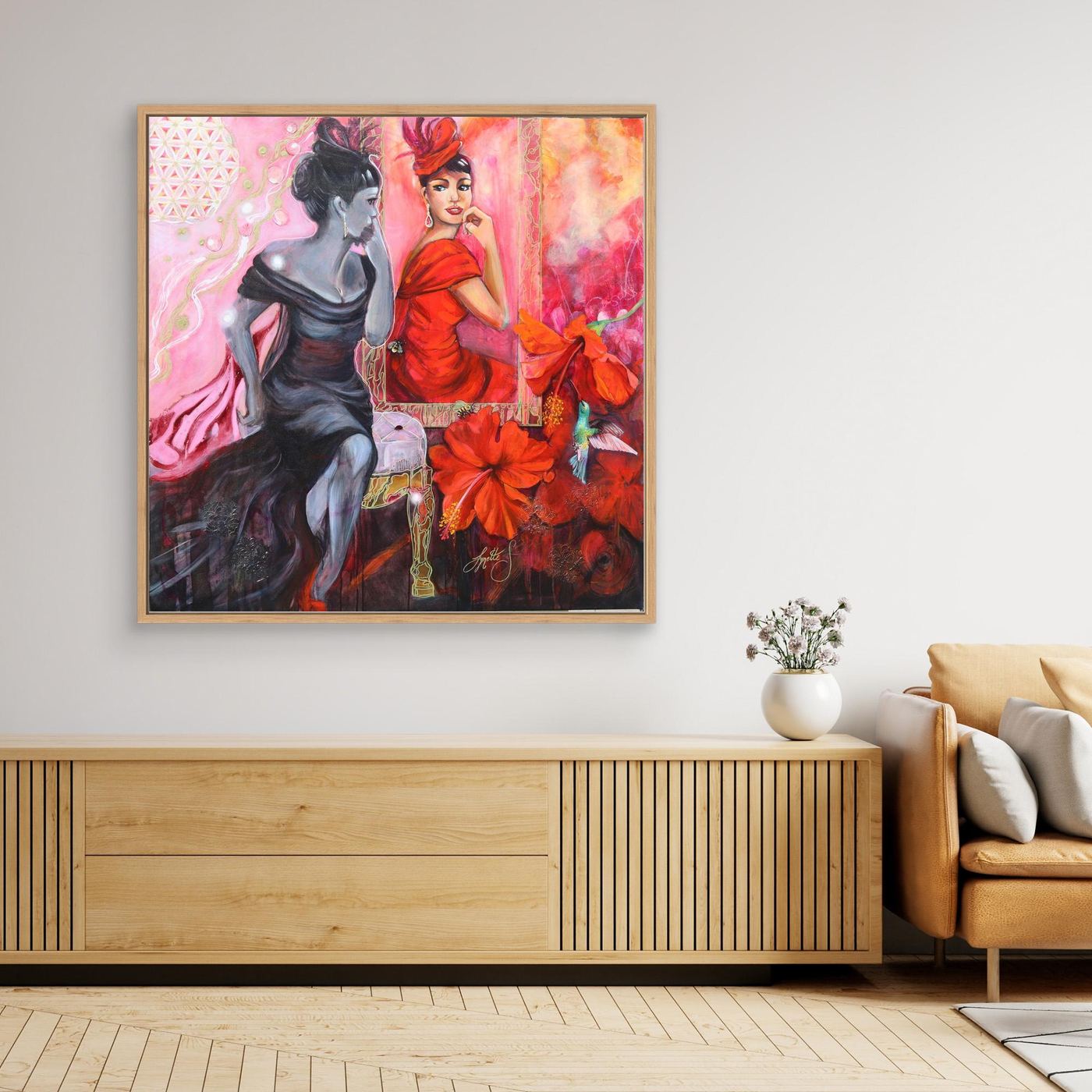 Reflections Collection - Viva La Passion - Canvas Print