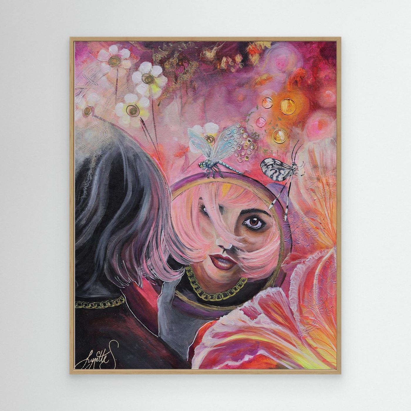 Reflections Collection - Joyful Blush - Canvas Print
