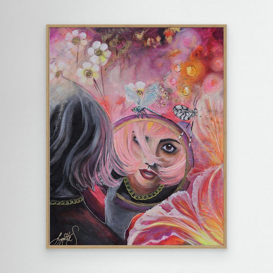Reflections Collection - Joyful Blush - Canvas Print
