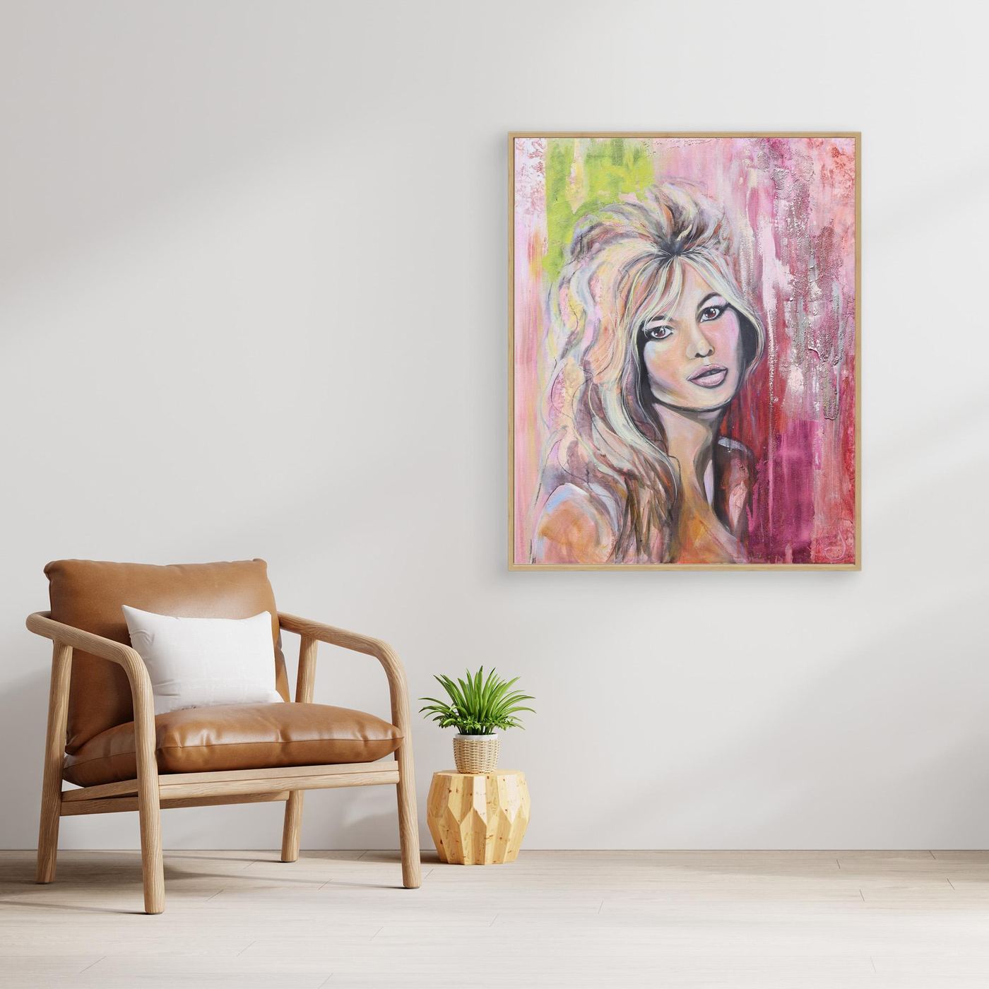 Blushing Brigitte Canvas Print