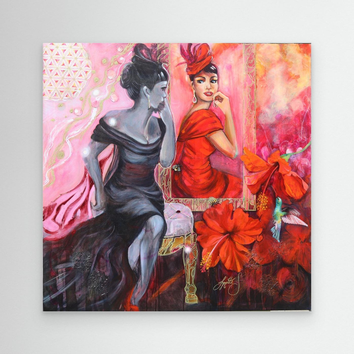 Reflections Collection - Viva La Passion - Canvas Print