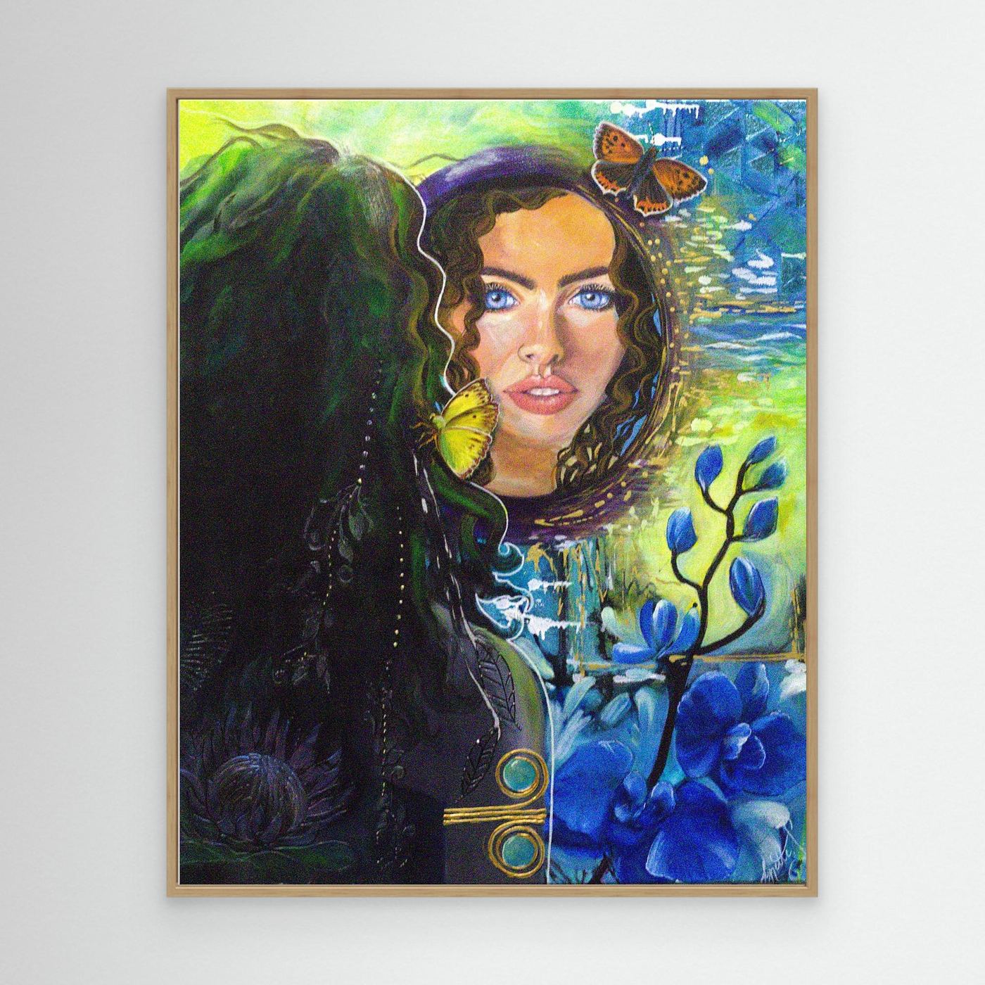 Reflections Collection - Oceane Blue - Canvas Print