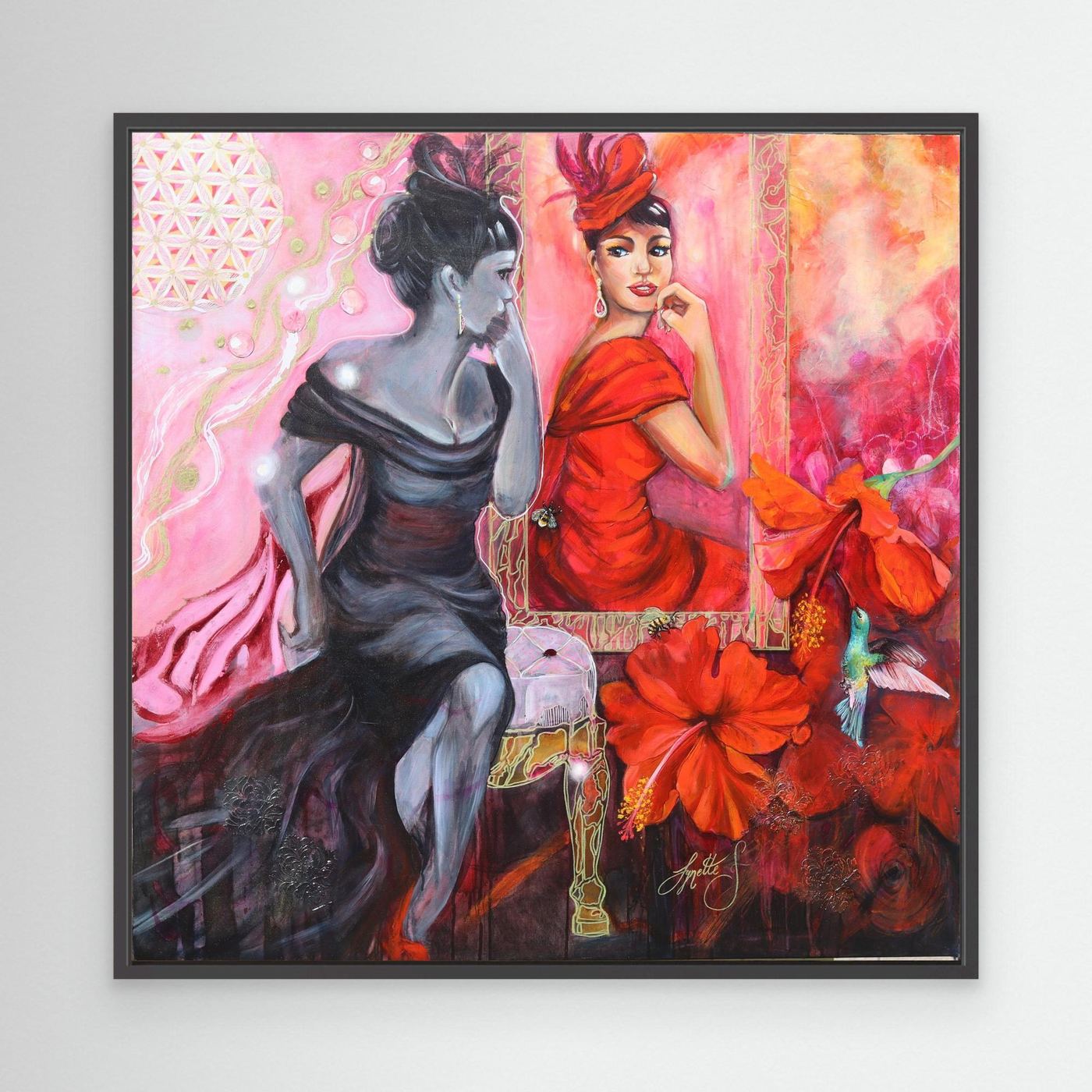 Reflections Collection - Viva La Passion - Canvas Print
