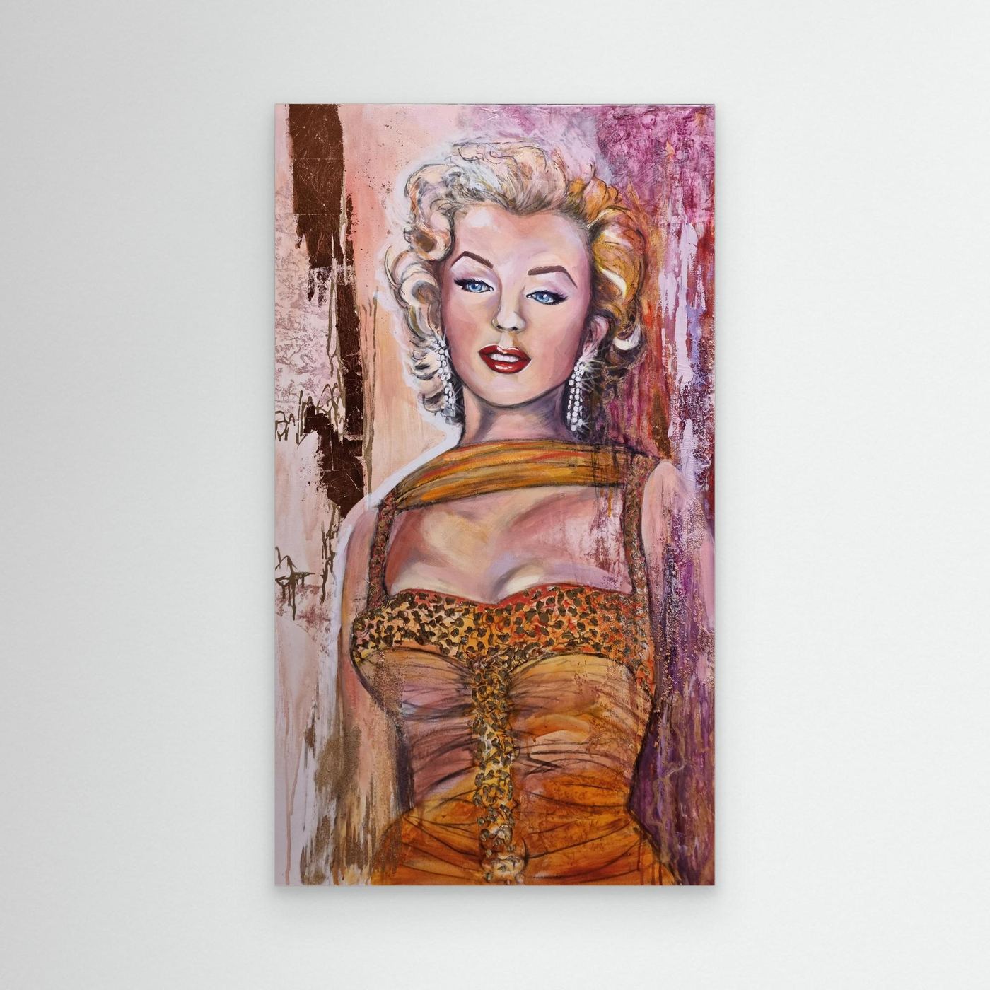 Cherry Kiss Marilyn Canvas Print