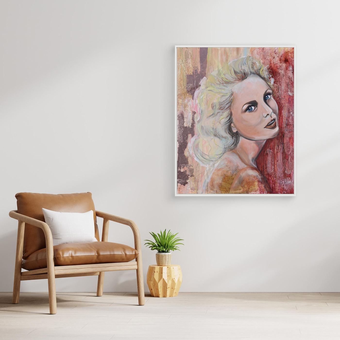 Jazzberry Janet Canvas Print