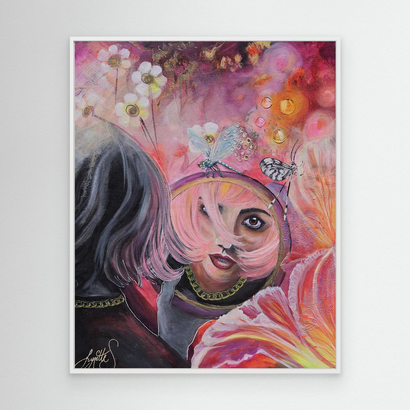 Reflections Collection - Joyful Blush - Canvas Print